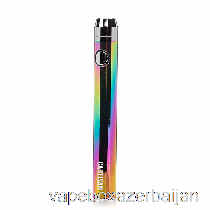 Vape Baku Cartisan Button VV 900 510 Battery Rainbow